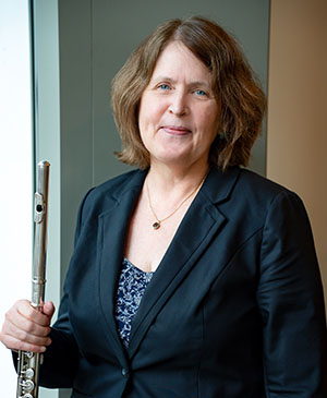 Kate Johnson, flutist, flute